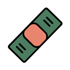 Medical Roller Bandage Filled Outline Icon