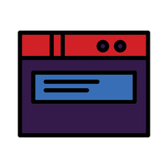 Browser Cloud Code Filled Outline Icon