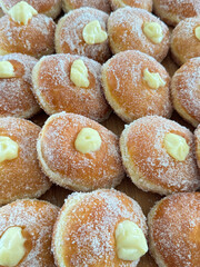  fried friars or  parafrittus , fried donuts, typical Sardinian dessert