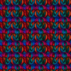 Abstract Colorful Seamless Pattern design, Textile