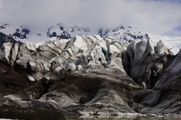 Sv&iacute;nafellsj&ouml;kull is a glacier in Iceland that forms a glacier tongue of Vatnaj&ouml;kull.