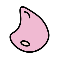 Bits Chips Chocolate Filled Outline Icon