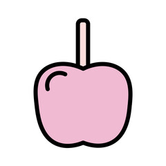 Apple Food Sweet Filled Outline Icon