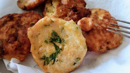 Rice dumpling on plate 