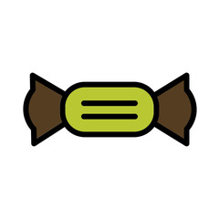 Kids Sugar Candy Filled Outline Icon