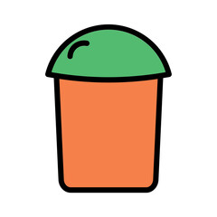 Cake Muffin Bfood Filled Outline Icon