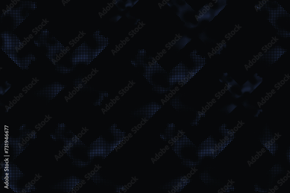 Poster abstract vector torn monochrome halftone background. scrathed dotted texture element. diagonal compo