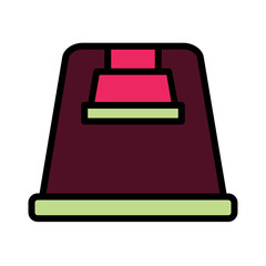 Leisure Playground Swing Filled Outline Icon