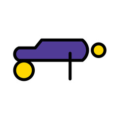 Exercise Fitness Gym Filled Outline Icon