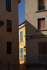 Fototapeta na wymiar Historic buildings of Campobasso, Italy