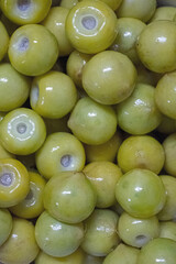 La pequeña fruta de olor particular