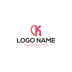 DK letter Logo design for your brand