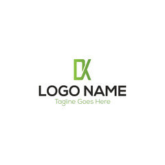 DK letter Logo design for your brand
