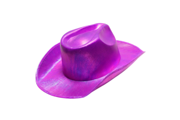 colorful cowboy hat on cutout background