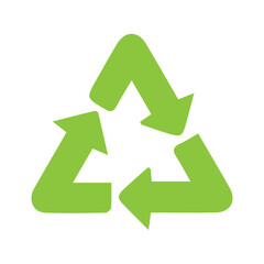 Recycle sign set icon