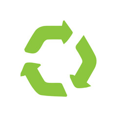Recycle sign set icon