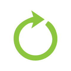 Recycle sign set icon