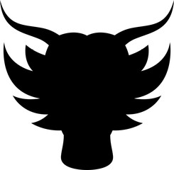 Flat pastel mystical creature gaming profile picture