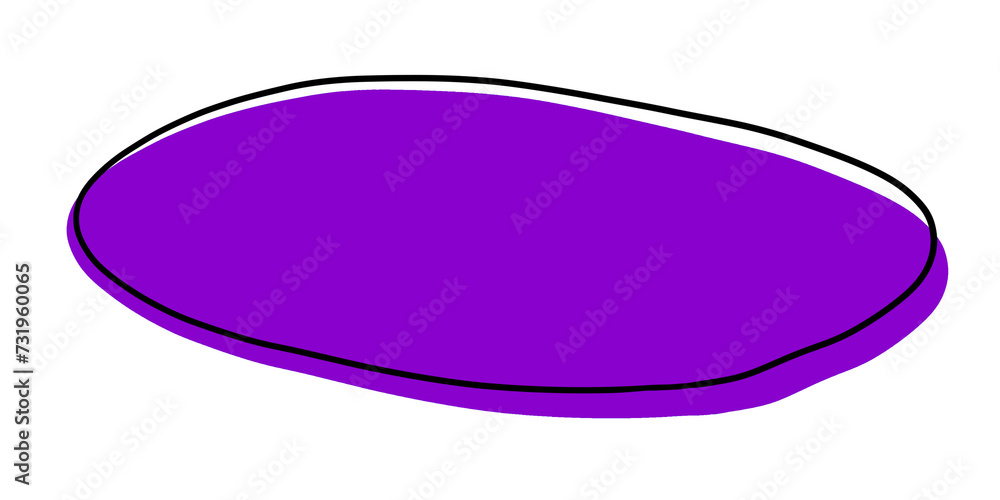 Aufkleber text box purple and black line design element, lower third purple design bubble text transparent fil