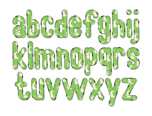 Versatile Collection of Easter Rabbit Alphabet Letters for Various Uses