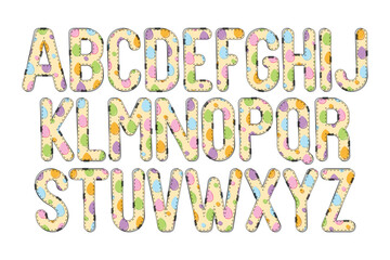 Versatile Collection of Colorful Rabbit Alphabet Letters for Various Uses