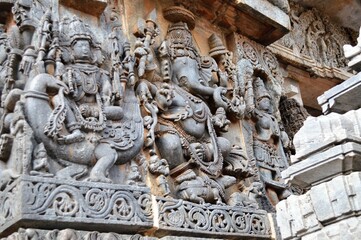 Hoysaleswara temple, Halebidu , Karnataka, India