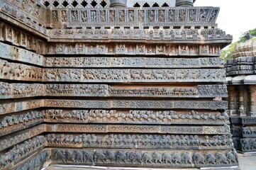Hoysaleswara temple, Halebidu , Karnataka, India