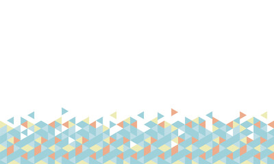 confetti background with triangles