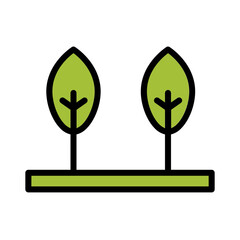 Jungle Sustainable Wild Filled Outline Icon