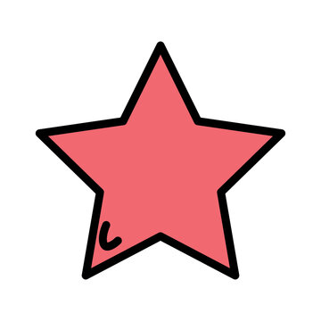 Star Wizard App Filled Outline Icon