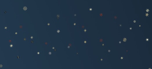 Colorful Rainfall: Lose Yourself in a Mesmerizing 3D Stars Downpour