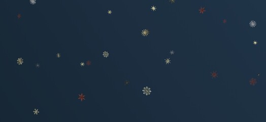 XMAS Stars - Festive christmas card. Isolated illustration white background. -