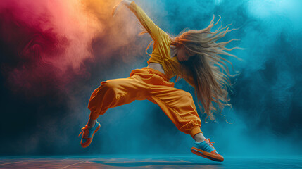 Modern dances with acrobatic elements.