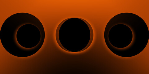 abstract orange background, abstract background with circles