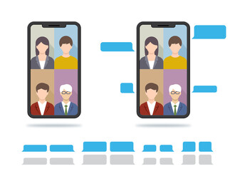 Group conference video - High resolution image