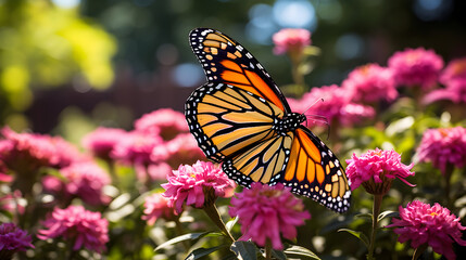 butterfly on flower,,
monarch butterfly on flower