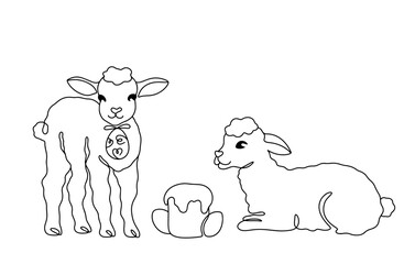 Lamb. Easter lamb. Easter