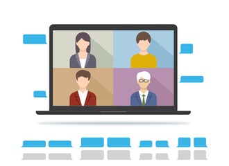 Group conference video - High resolution image