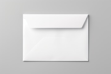 White envelope on light background, Valentine's day, Mother's day, Women's Day and love concept