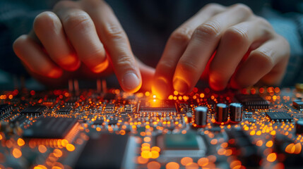 hands of a dj