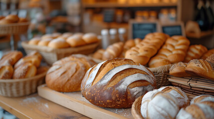 assortment of bread