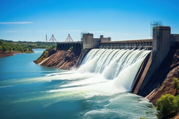 Obraz premium Renewable hydro energy