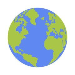 Planet Earth vector illustration. Saving planet, ecology, environment clipart