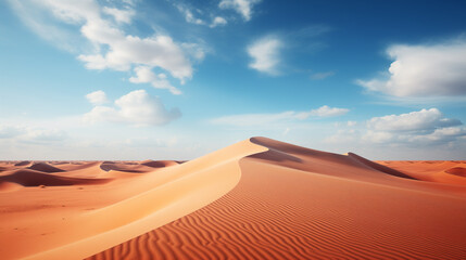 Fototapeta na wymiar beautiful sand dunes in the desert