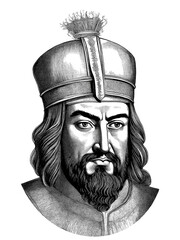 Saladin illustration, generative AI