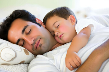 Obraz na płótnie Canvas Tranquil Moments: Embracing Peaceful Sleep at Home