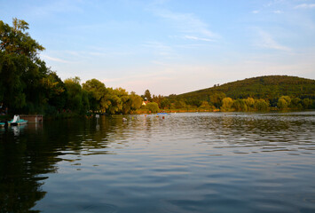 Summer landscape of the lake of Bankito
