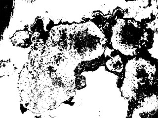 Rustic grunge texture with grain and stains. Abstract noise background. PNG graphic illustration with transparent background.