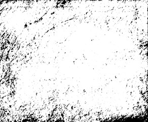 Obraz premium Rustic grunge texture with grain and stains. Abstract noise background. PNG graphic illustration with transparent background.