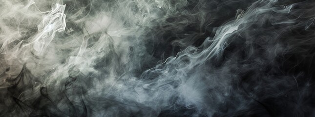 Tangled Abstract Shot: Smoke Black Smoke Shot

